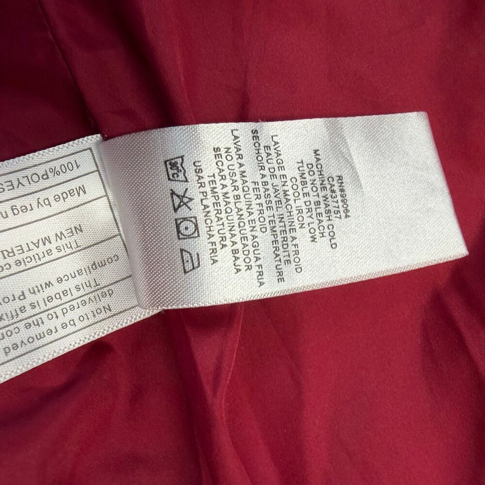 RVCA Nature X Industry Red Mason Quilted Bomber Jacket M Gorpcore Skater - Picture 7 of 7